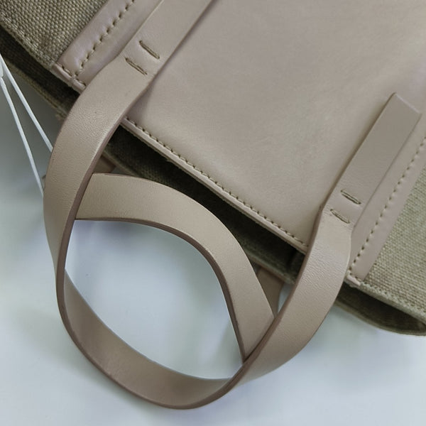 Leather Tote Bag Small Pink