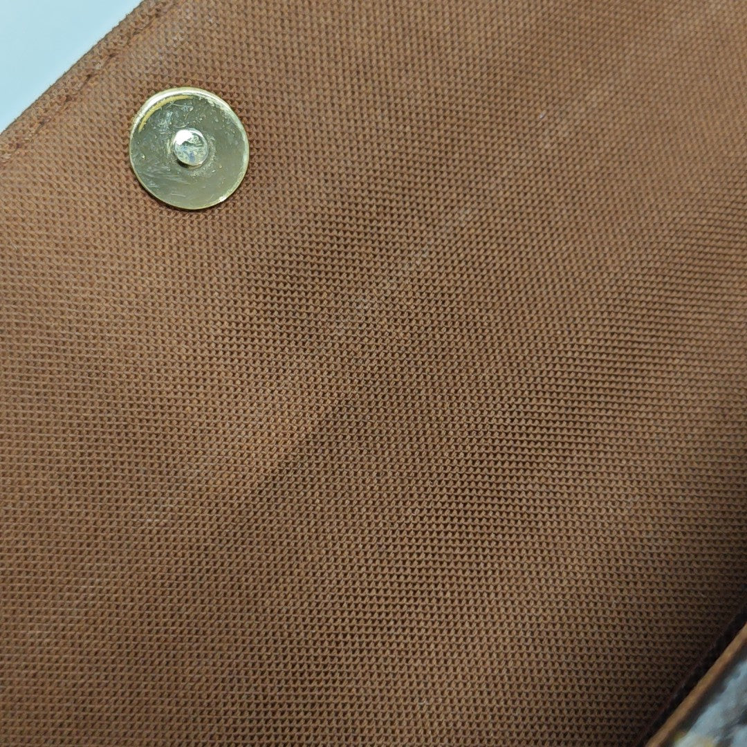 IVY Monogram Coated Canvas Brown