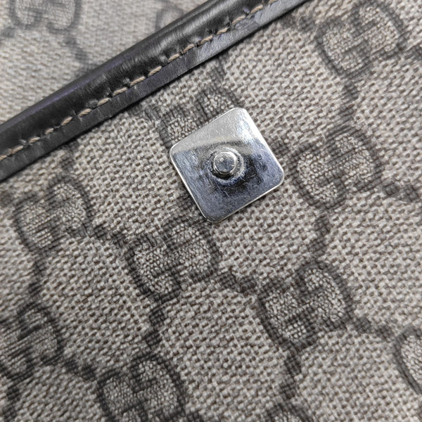 GG Messenger Monogram Coated Canvas Black