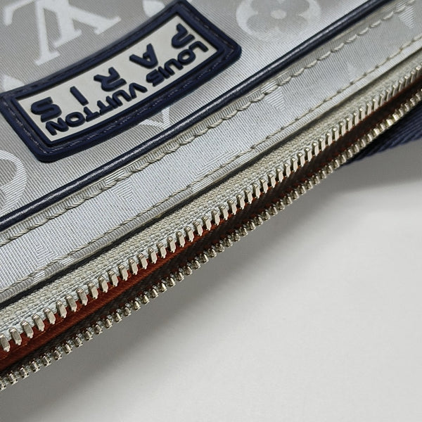 ALPHA Monogram Coated Canvas Silver