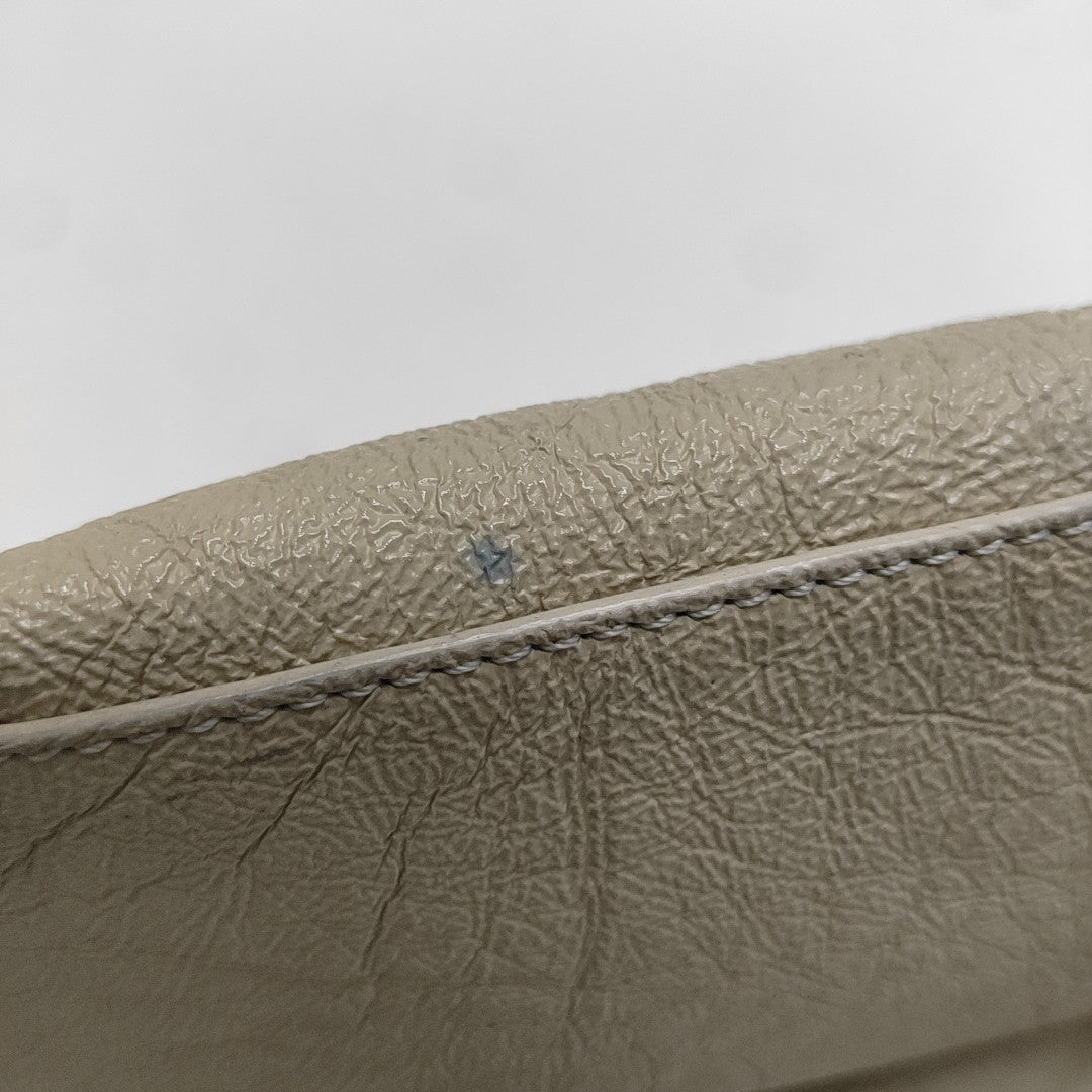 Calfskin Shoulder Bag Gray