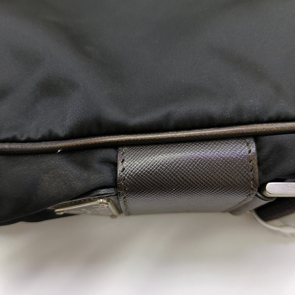 Nylon Shoulder Bag Black