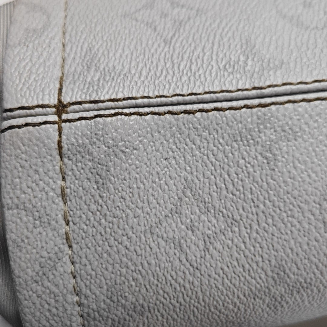 CHALK Monogram Coated Canvas Gray