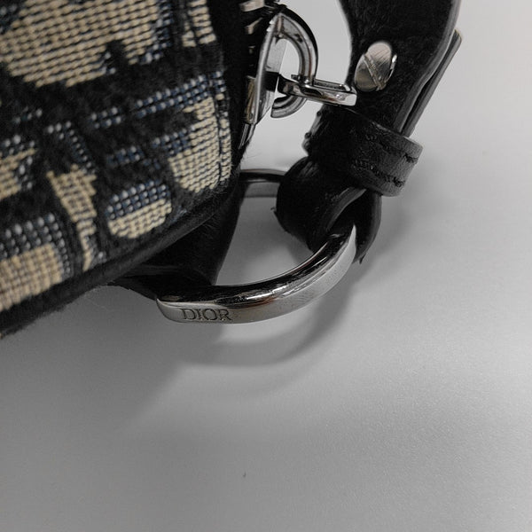 Oblique Canvas Shoulder Bag Beige