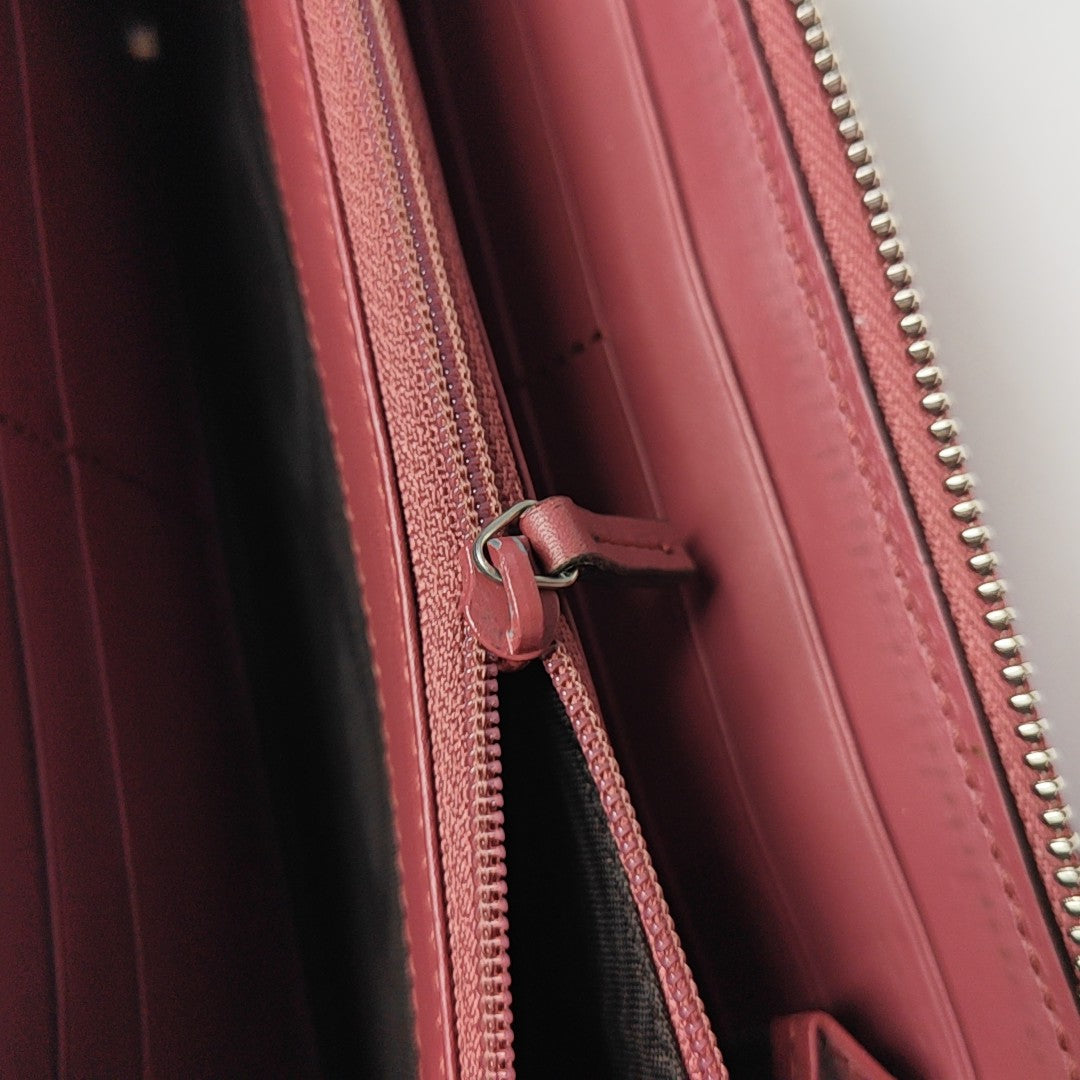 GG Blooms Monogram Coated Canvas Beige Wallet