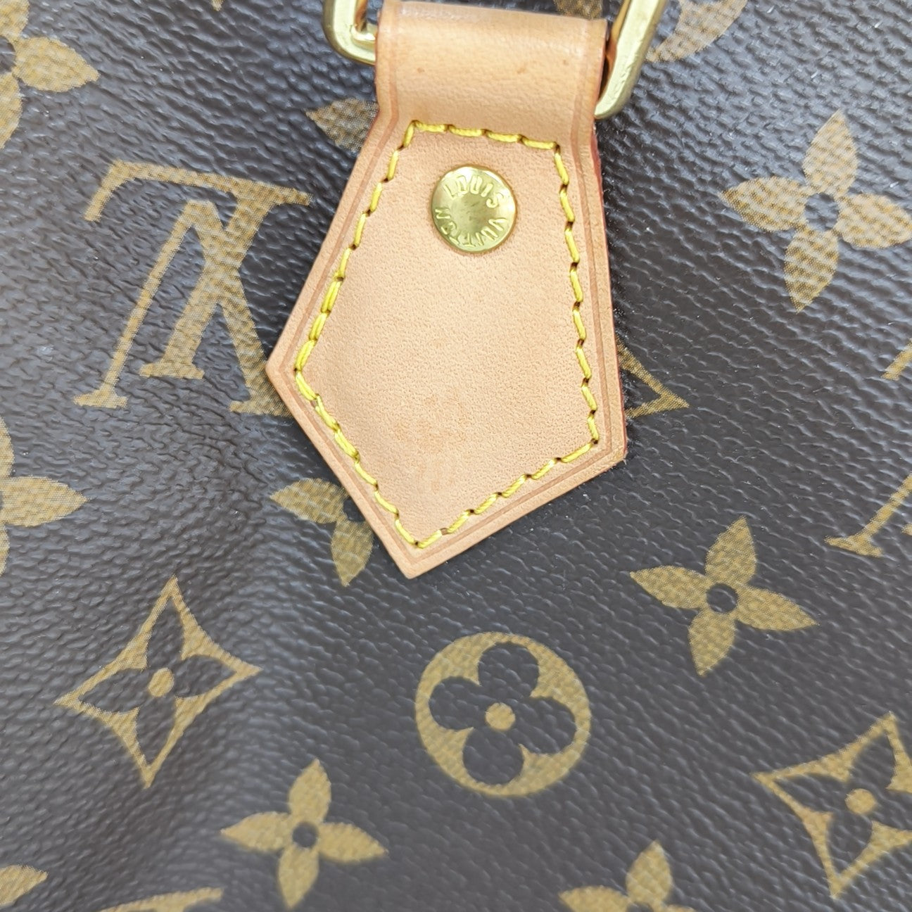 SPEEDY 25 Monogram Coated Canvas Brown