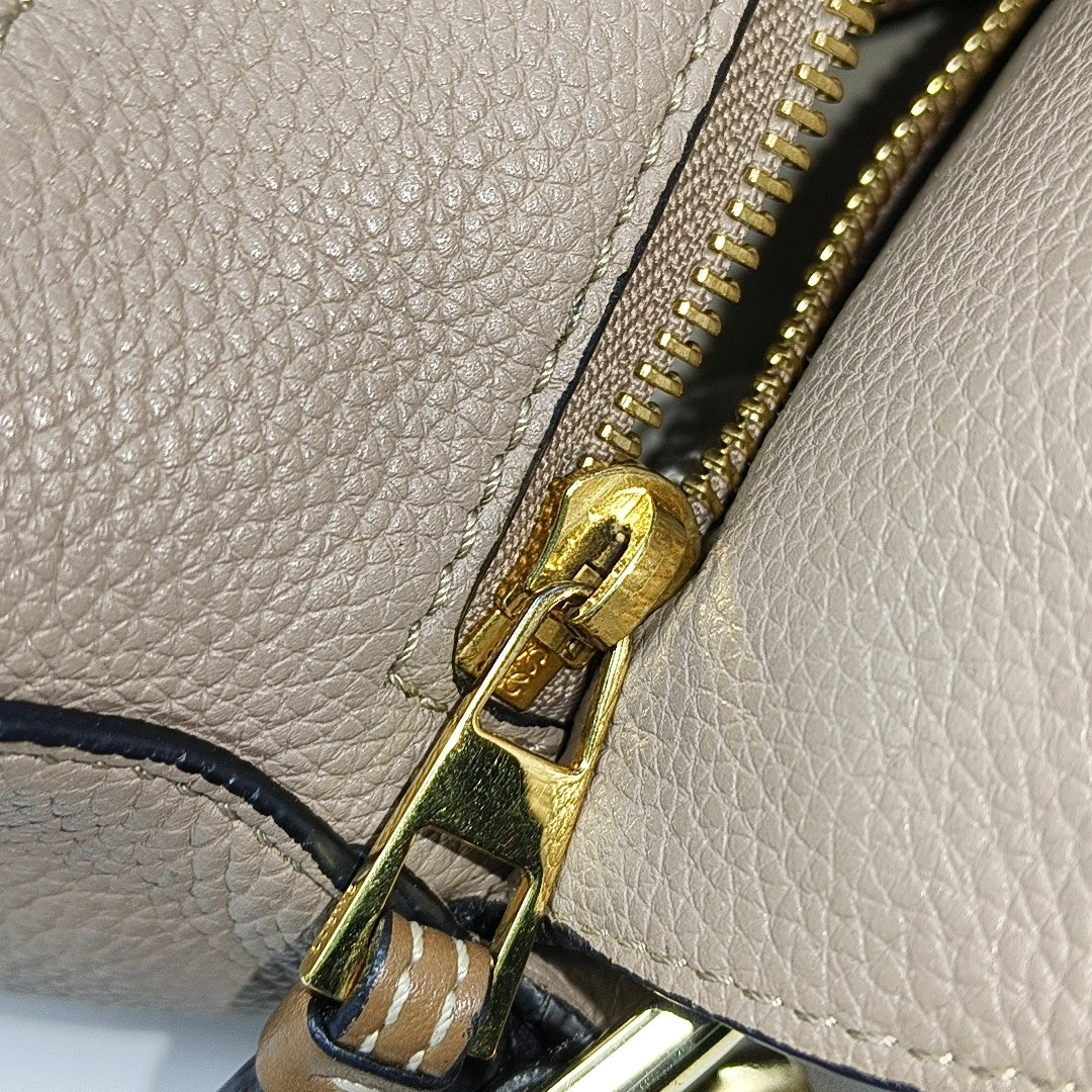 Puzzle Small Calfskin Beige