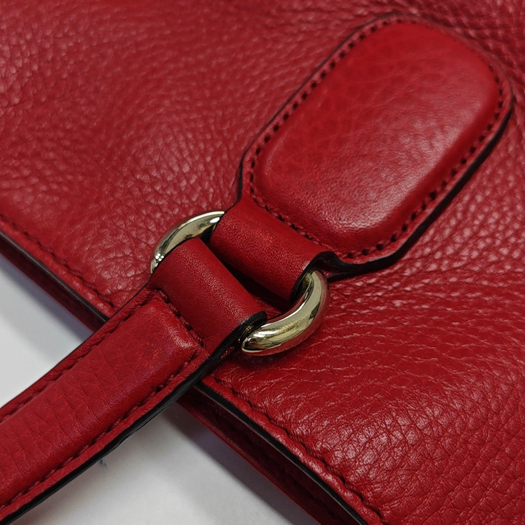 Calfskin Tote Bag Red