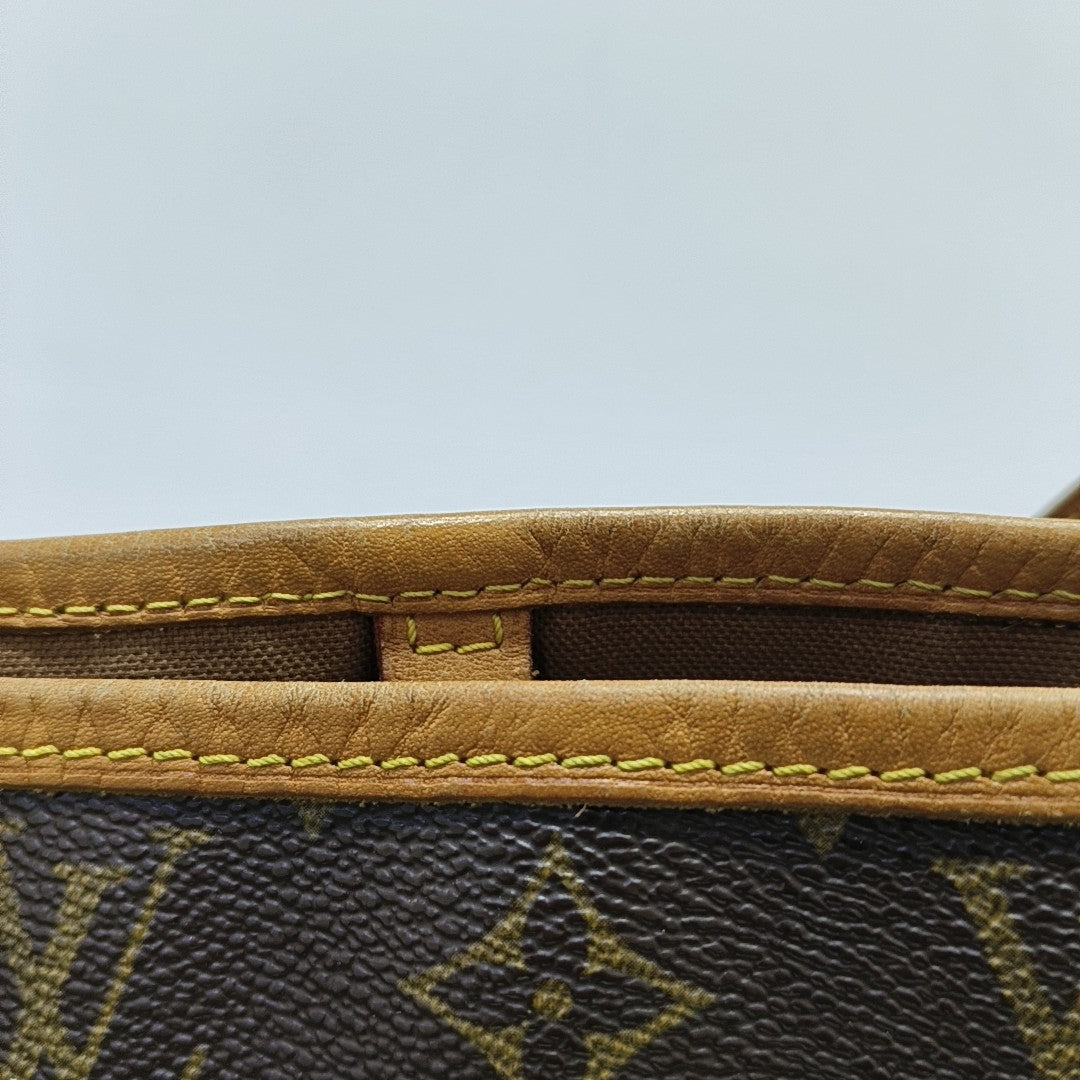 BATIGNOLLES MM Monogram Coated Canvas Brown