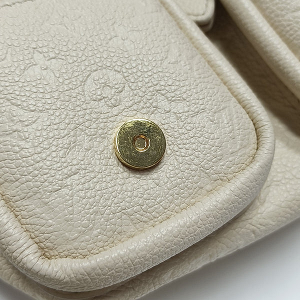 BACKUP Monogram Calfskin White