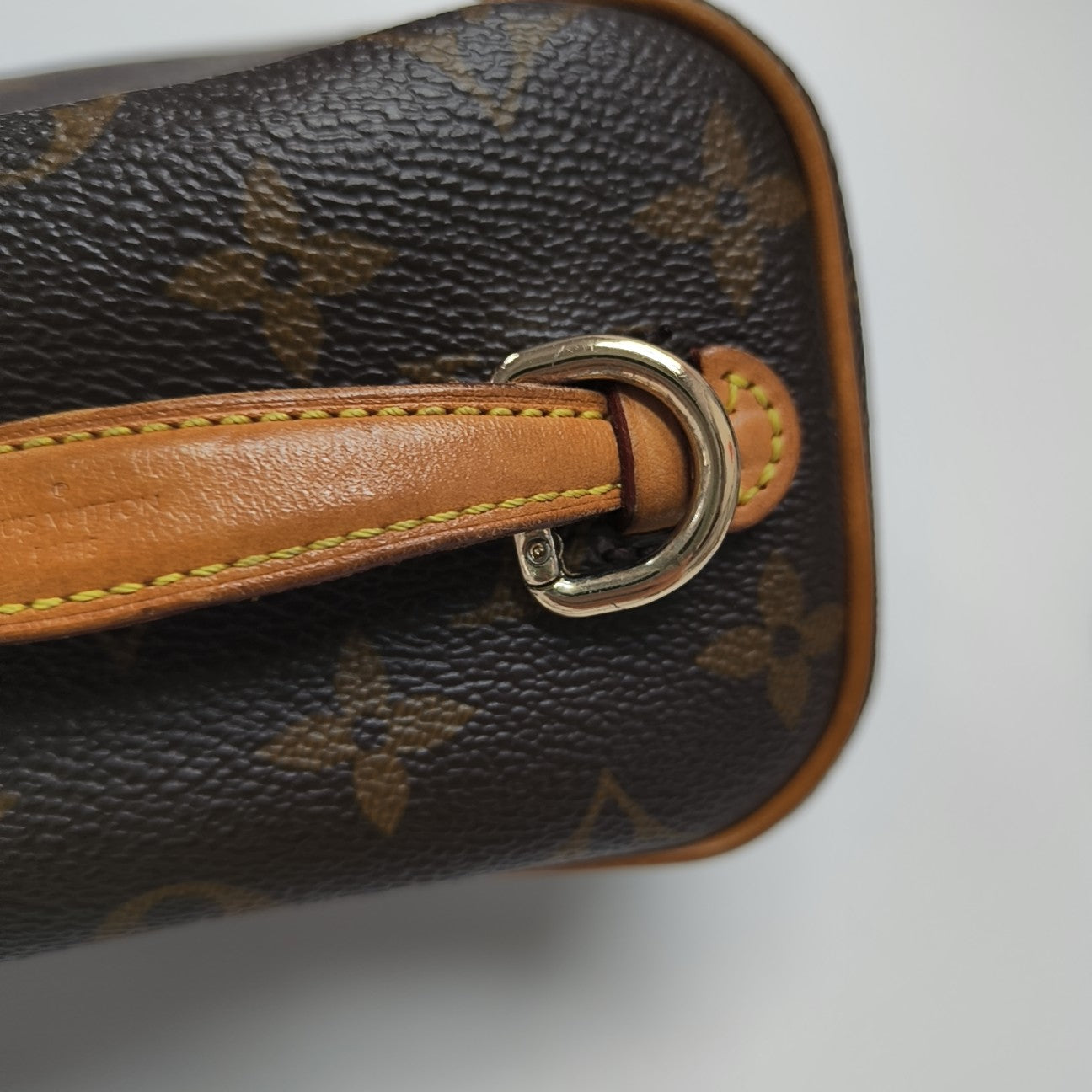NICE Super Mini Monogram Coated Canvas Brown