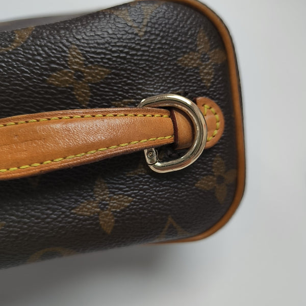 NICE Super Mini Monogram Coated Canvas Brown
