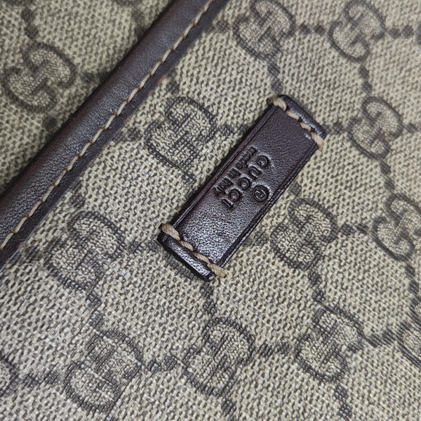 GG Supreme Monogram Coated Canvas Black