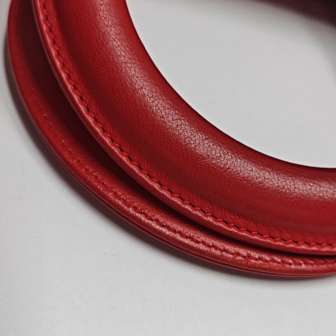 Lady Dior Medium Cannage Lambskin Red