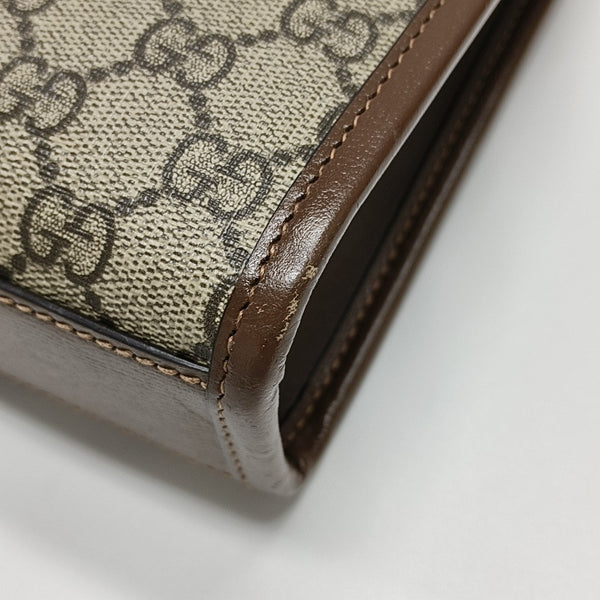 Retro Mini Monogram Coated Canvas Beige