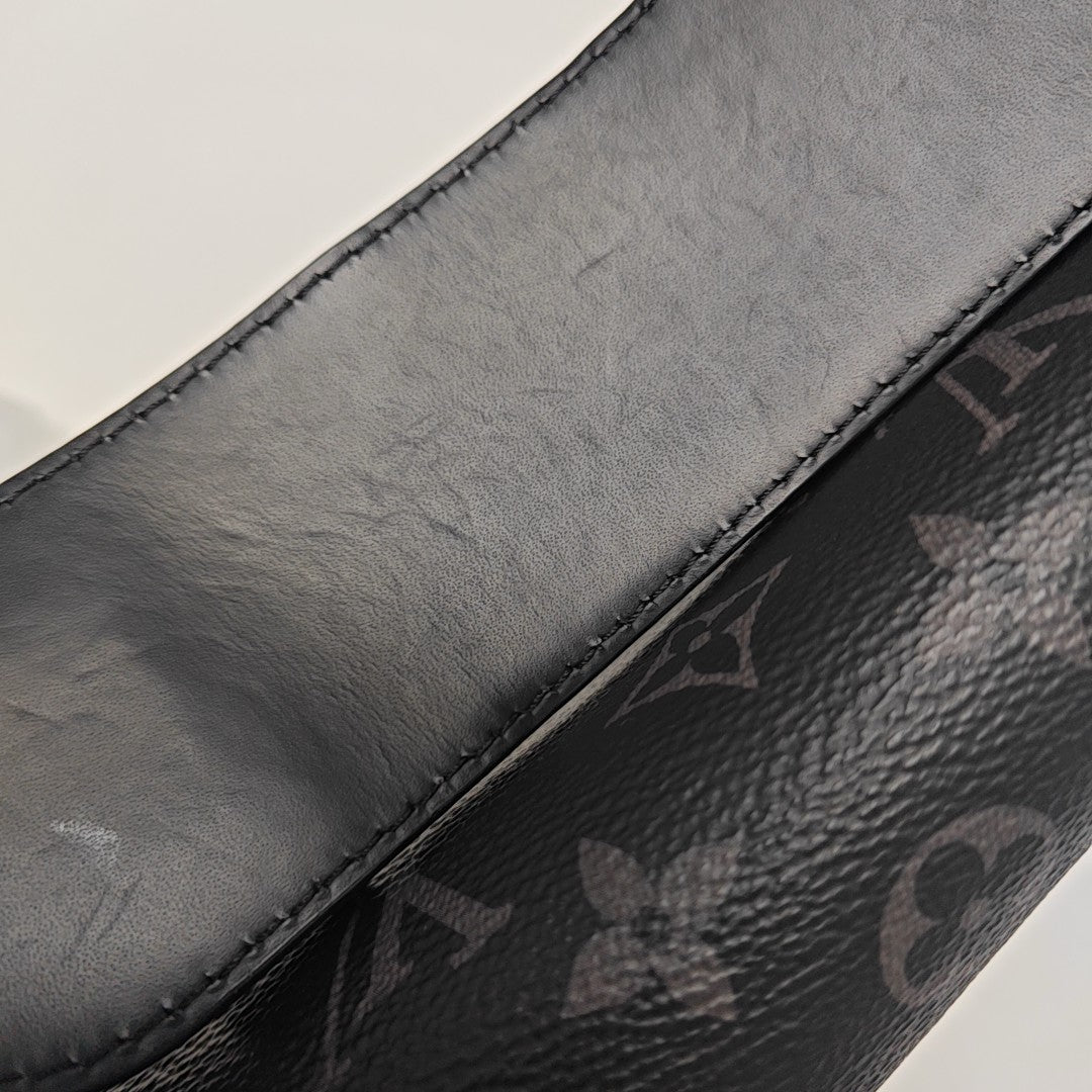 VOYAGER PM Monogram Coated Canvas Black