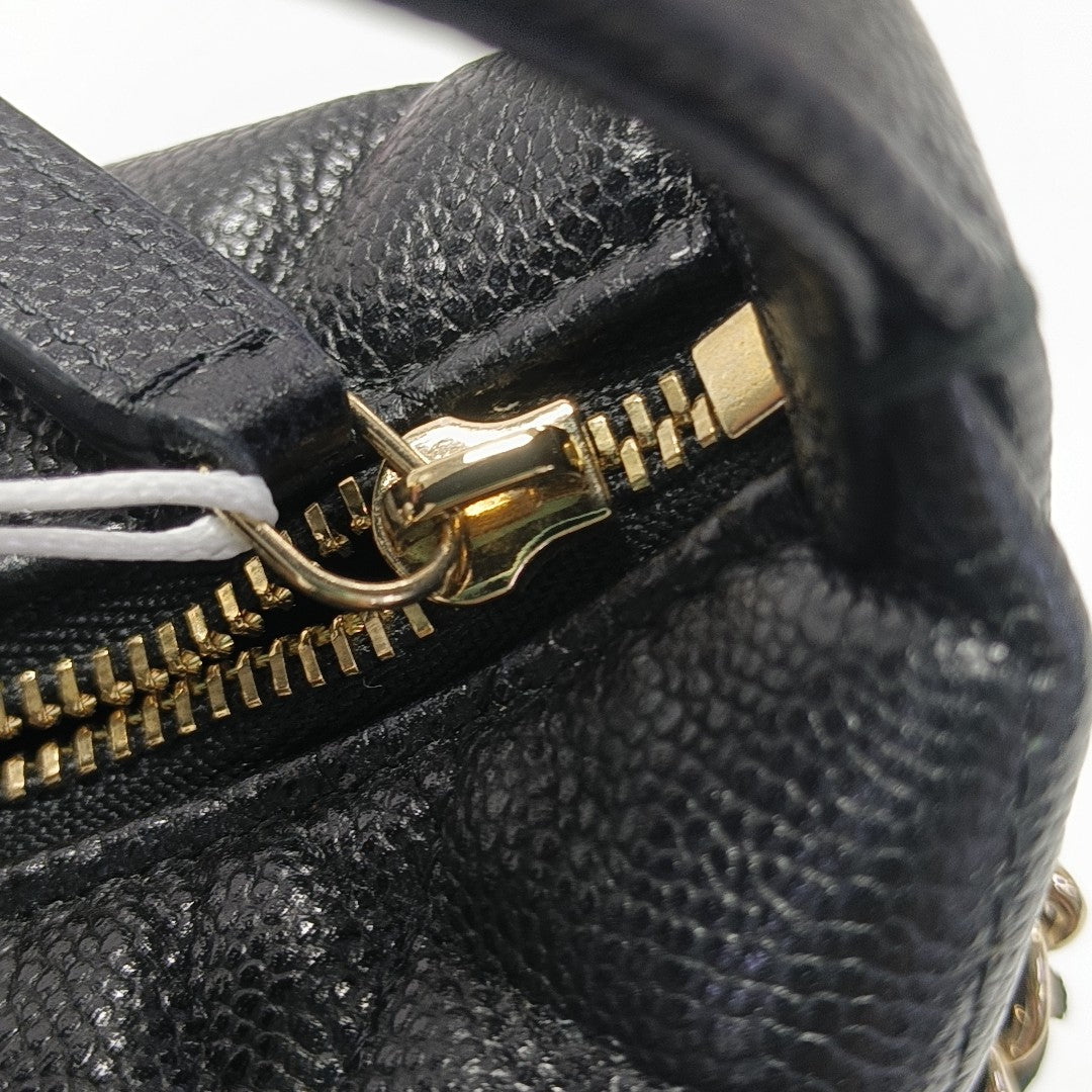 HOBO Quilted Grained Calfskin Black