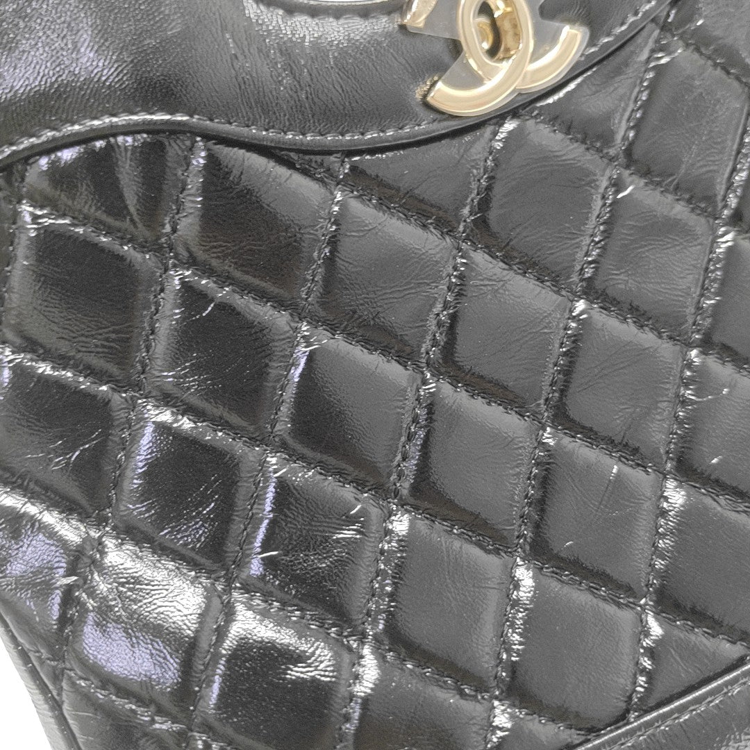 CHANEL 31 Mini Quilted Calfskin Black
