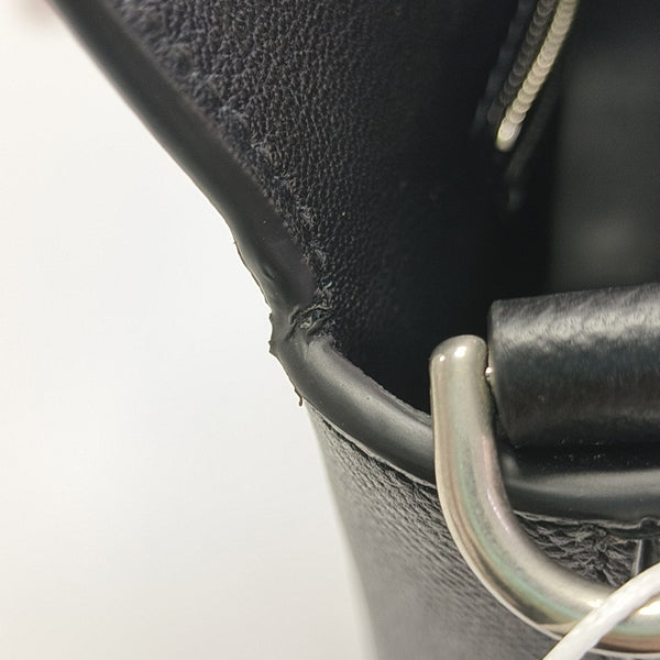 Calfskin Shoulder Bag Extra Small Black