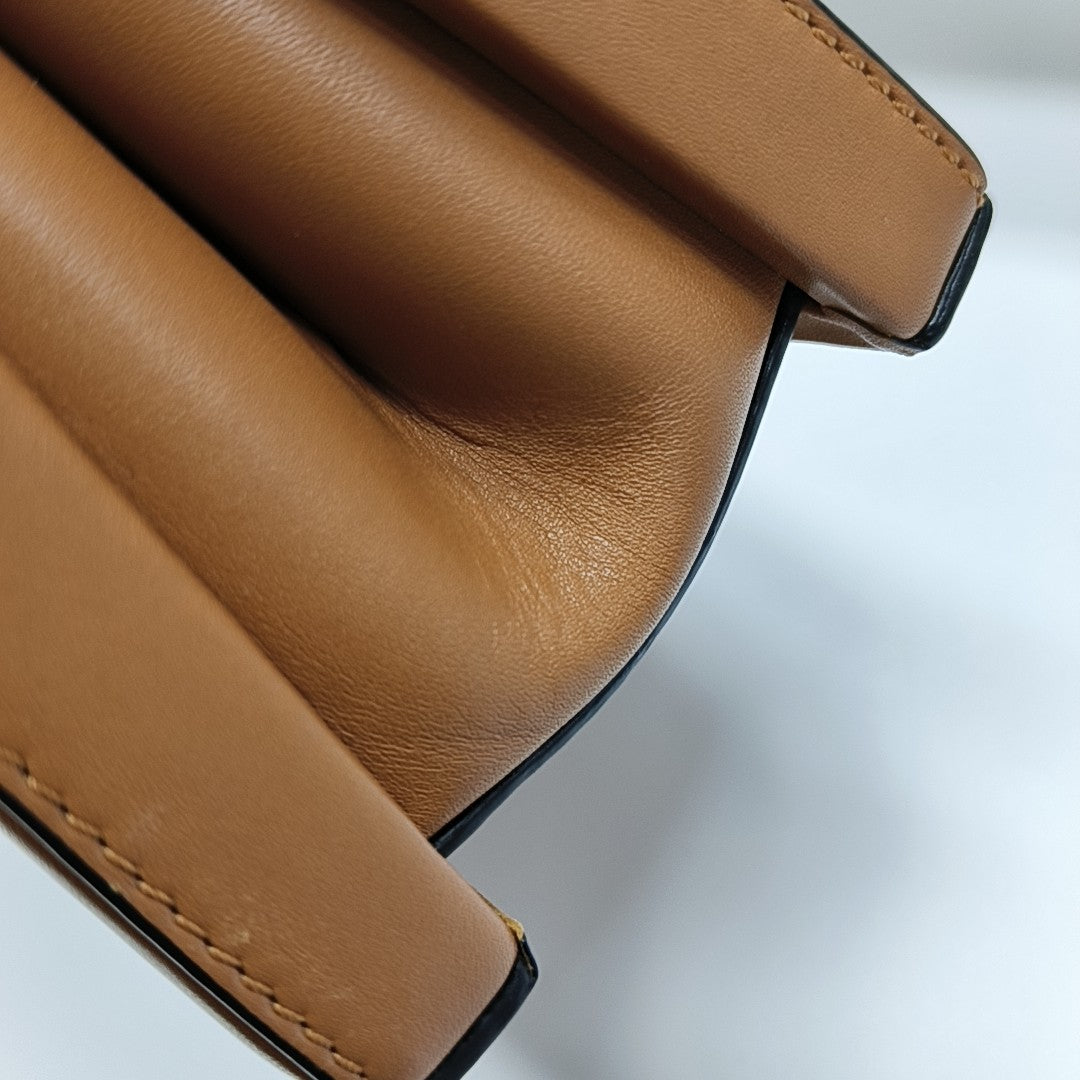 Postal Small Calfskin Brown