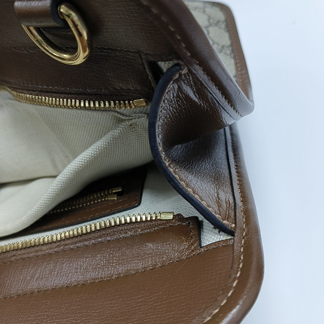 Retro Monogram Coated Canvas Brown