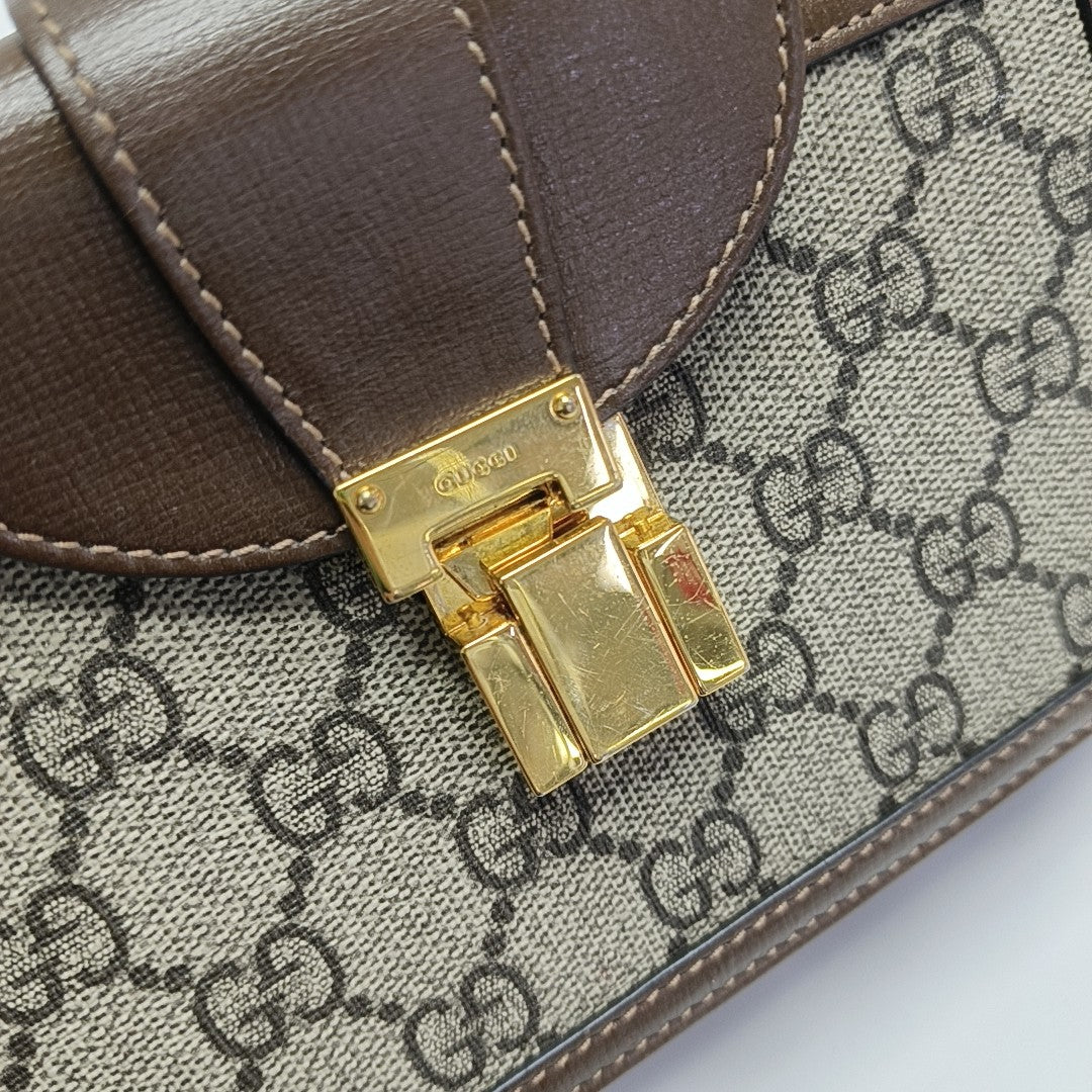 Monogram Coated Canvas Shoulder Bag Mini Multicolor