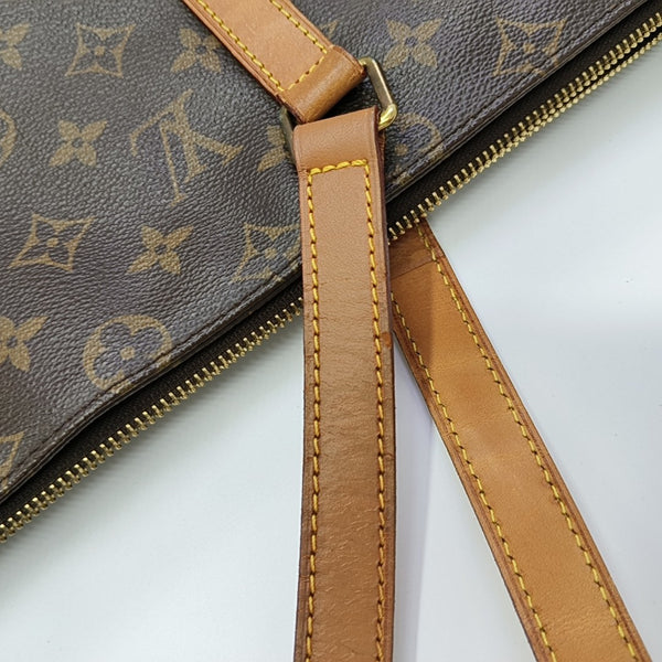 PIANO Monogram Coated Canvas Brown