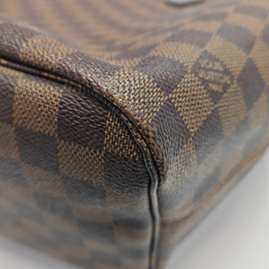 NEVERFULL MM Damier Ebene Coated Canvas Brown