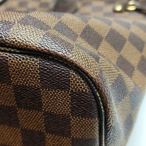 NEVERFULL MM Damier Ebene Coated Canvas Brown