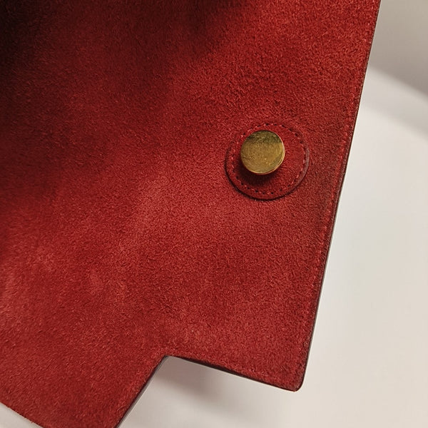 BELT Micro Calfskin Red