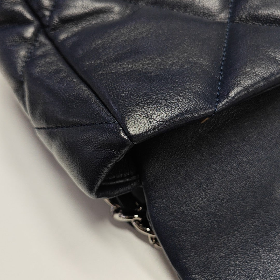 CHANEL 19 Small Quilted Lambskin Blue