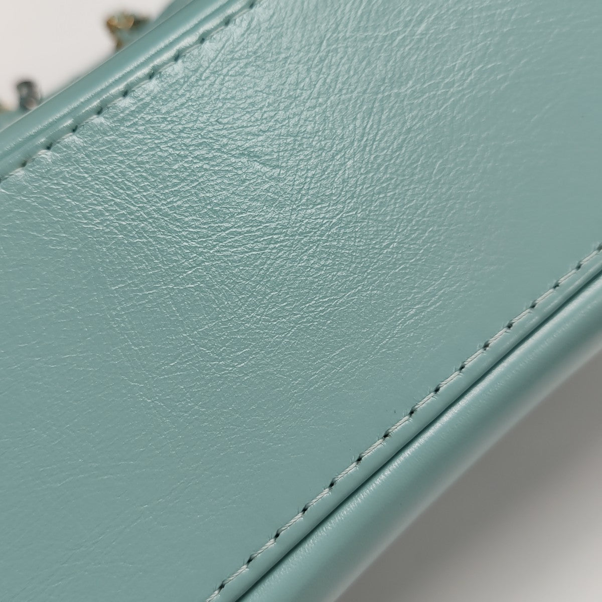 GABRIELLE Small Quilted Calfskin Green