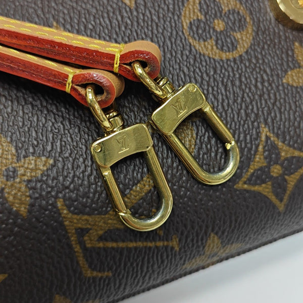 FOLD ME Monogram Coated Canvas Brown
