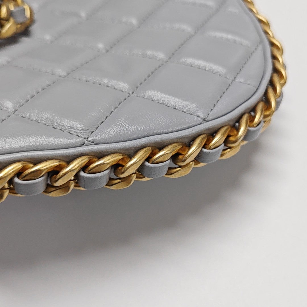 HOBO Quilted Lambskin Gray