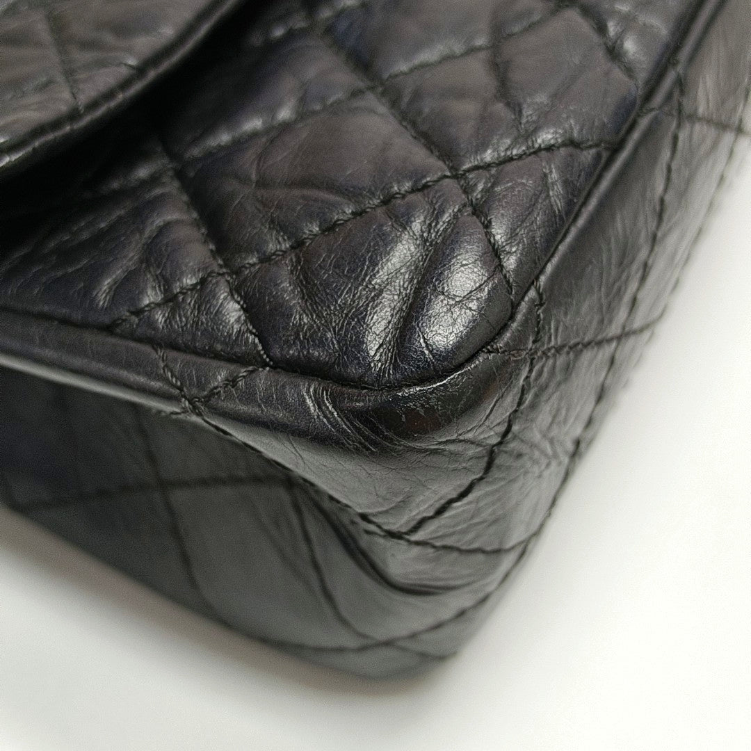 Authenticated pre-owned  2.55 227 (jumbo) Quilted Calfskin Black - Shoulder Bag at Looply