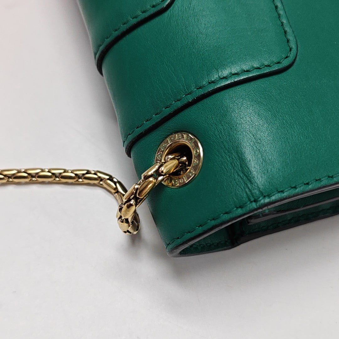 SERPENTI FOREVER Medium Calfskin Green