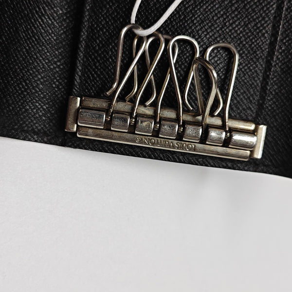 Damier Graphite Coated Canvas Key Pouch Gray