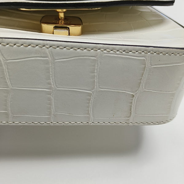 Chloé C Mini Calfskin White