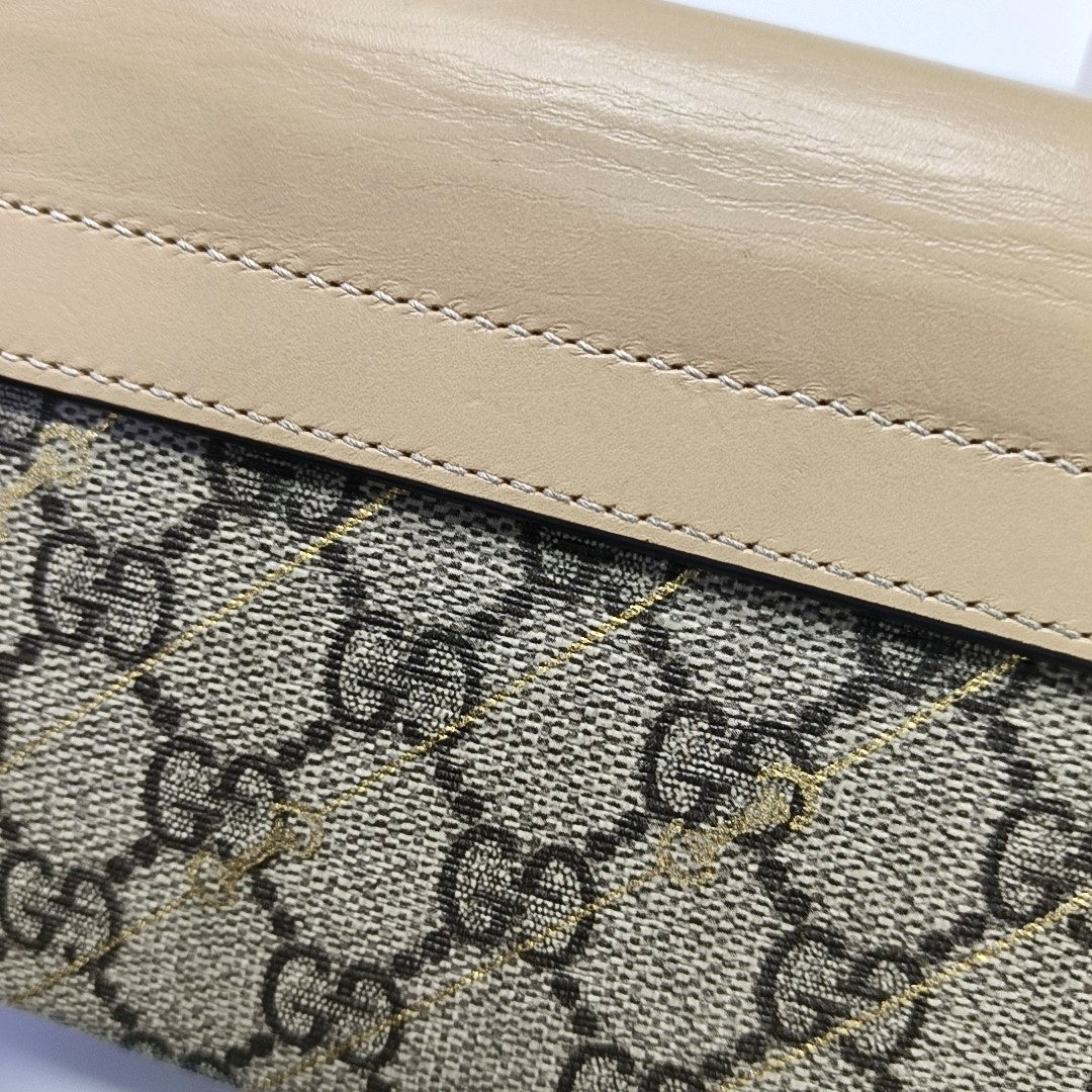 Authenticated pre-owned  Padlock Mini Monogram Canvas Beige - Shoulder Bag at Looply