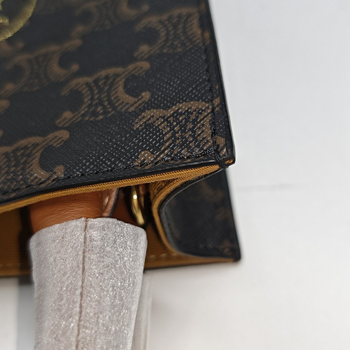 CABAS CELINE Mini Coated Canvas Brown