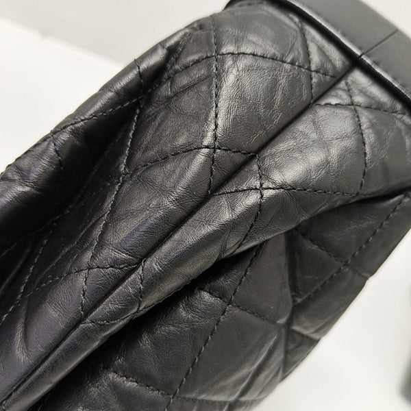 GABRIELLE Small Quilted Calfskin Black