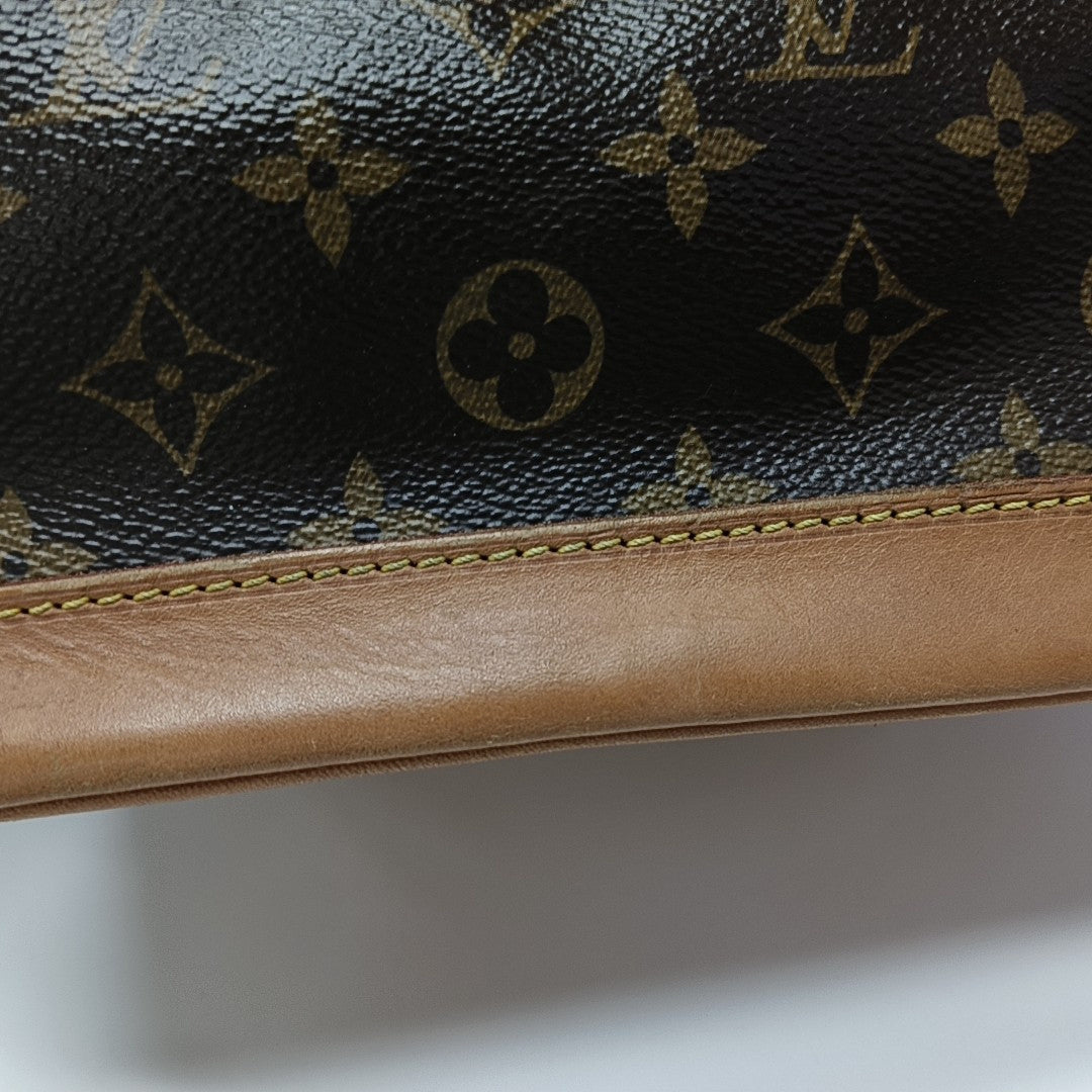 NOÉ BB Monogram Coated Canvas Brown