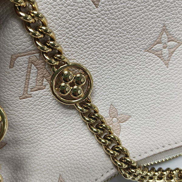 BOULOGNE Monogram Calfskin Beige
