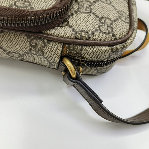 Neo Vintage Mini Monogram Coated Canvas Brown