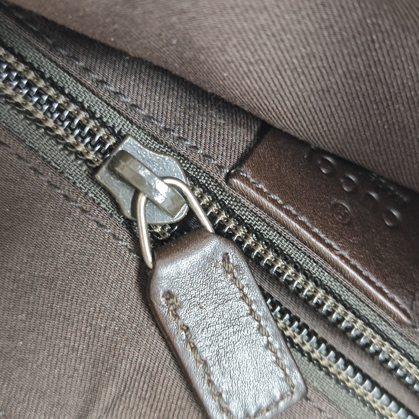 Monogram Calfskin Belt Bag Brown