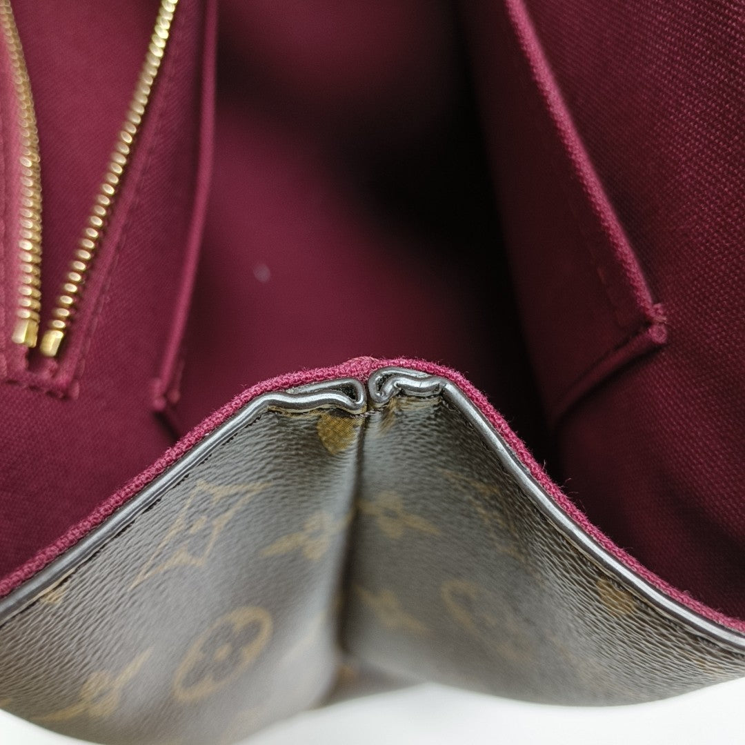 PALAIS GM Monogram Coated Canvas Brown