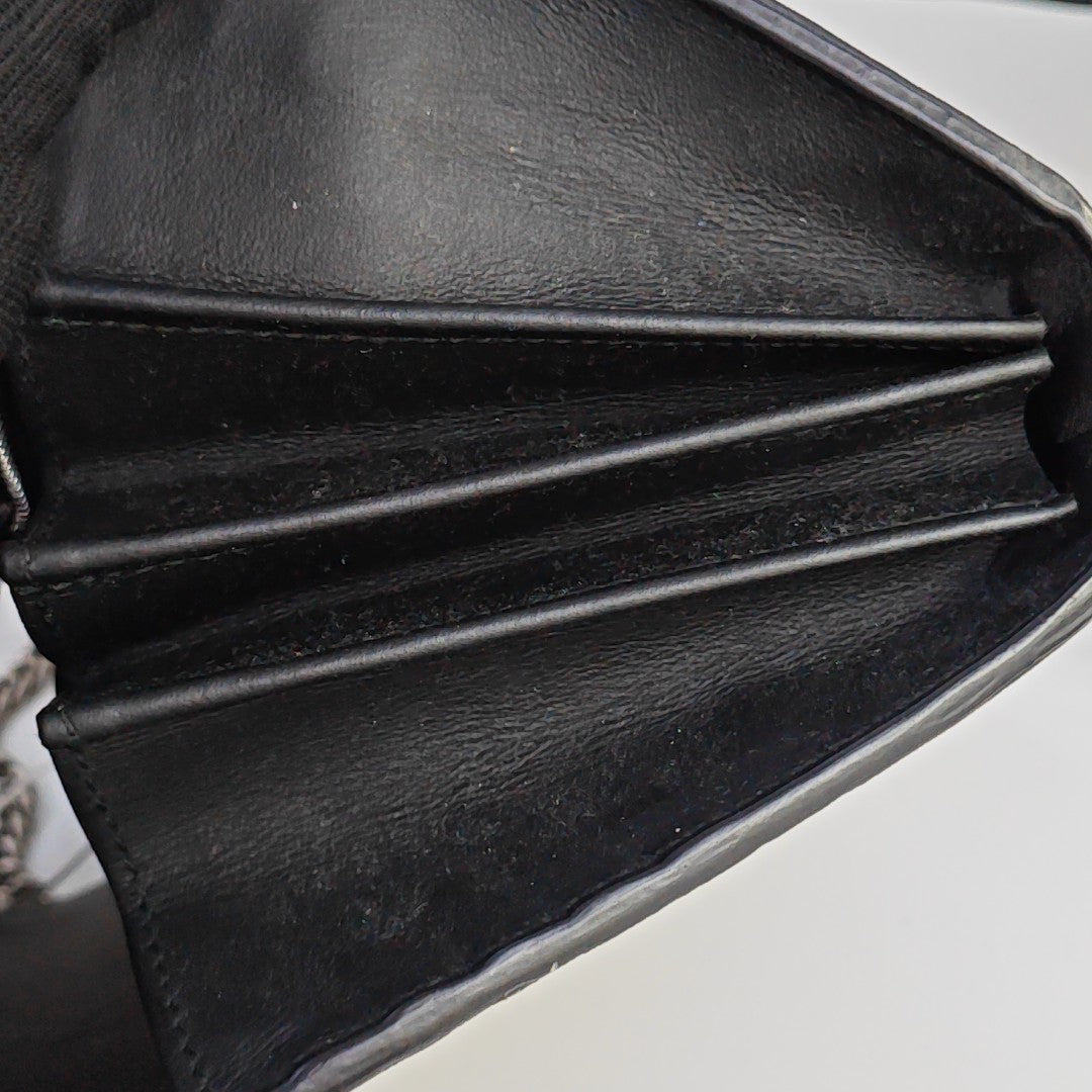 Dionysus Mini Monogram Coated Canvas Black