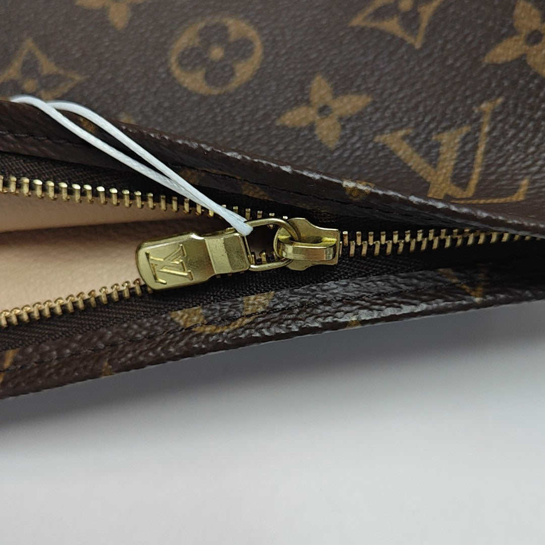 TOILET POCKET 26 Monogram Coated Canvas Brown
