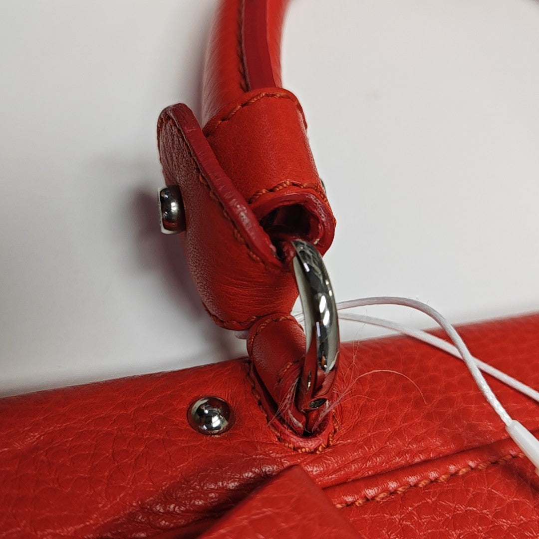 Sophia Small Calfskin Red