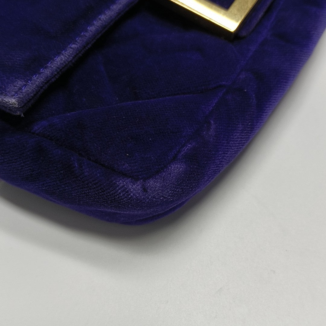Baguette Mini Velvet Purple